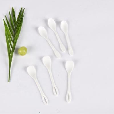 China Spoon Weight 1.8g Small Plastic Spoon Mini Spoon Cornstarch for sale