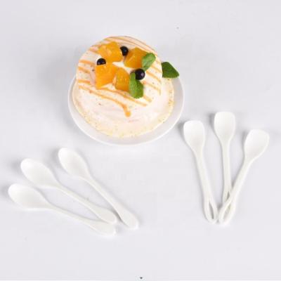 China Spoon Weight 1.9g Small Plastic Spoon Mini Spoon Cornstarch for sale