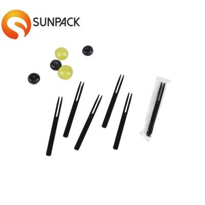 China Plastic Fruit Pick PS Fruit Fork for sale