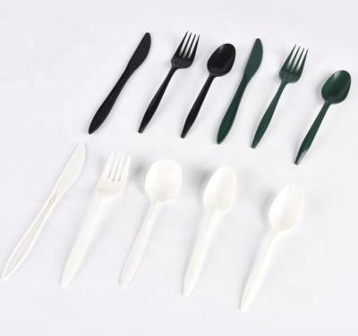 China Plastic Disposable Plastic Cutlery Set Manufactures PP Spork Tableware for sale