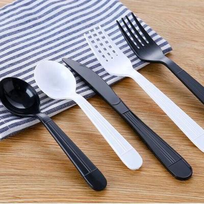 China Disposable Plastic Fast Food And Takeaway Food Services PP Flight Cutlery for sale