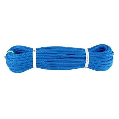 China Hot Sale Mountain Climbing Dynamic Rope Braided Polyester Nylon Safety Rope Twine 30l for sale