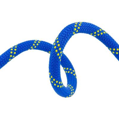 China Wholesale Blue 10.5mm Safety Nylon Static Rope PA Playground Climbing Rope for sale