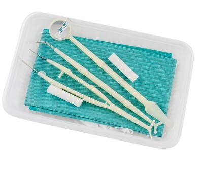 China Factory Price Zogear Dental Use 7 Set Manufacturer Old Clinical Disposable Instrument Pieces for sale