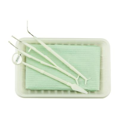 China TA021-3 Zogear Former Clinic Use Sterilized 5 Pcs Disposable Dental Instrument Kit /disposable Device Kit Manufacturer for sale