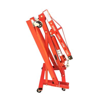 China 2 Ton Small Shop Crane Hydraulic Lifting Shop Crane Foldable Shop Crane for sale