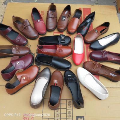 China Wholesale new design women's shoes PU leather materials and women's shoes store spot cheap shoes for sale