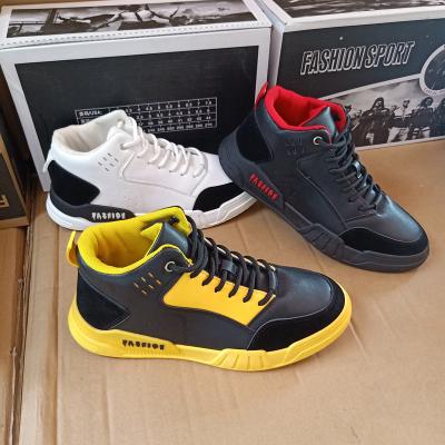 China High quality men's walking shoes casual style high top men's casual shoes fashion men's shoes for sale