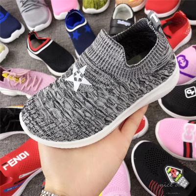 China Breathable Girls And Boys Sports Stretch Mesh Shoes Baby Sports Shoes Made In China Cheap Stock Mixed Shoes for sale