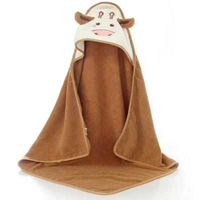 China Design QUICK DRY Animal Baby Towel Cotton Bath Wrap Hooded Towel For Baby for sale