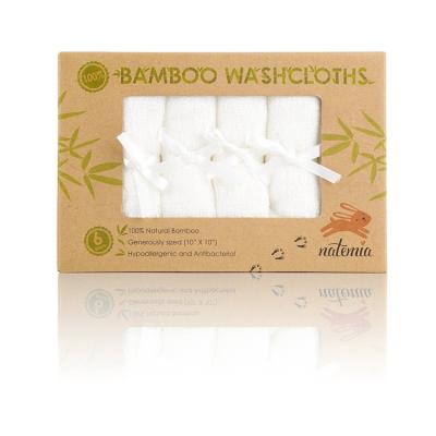 China Wholesale custom label priveat absorbent baby face towel soft bamboo washcloths for sale