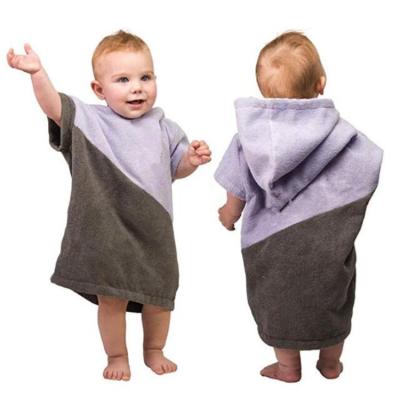 China Microfiber Poncho Hooded Towel Kids Mixed QUICK DRY Color Poncho With Hood Poncho Towel Sweater for sale