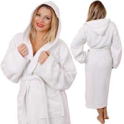 China Hooded Luxury Cotton Plus Size Hotel Five Star Bathrobe for sale