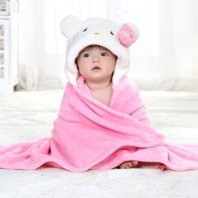 China Animal Hooded Baby Fleece Baby Blanket Fleece Blanket Kids Animals Soft Thick Safe For Blanket Kids for sale