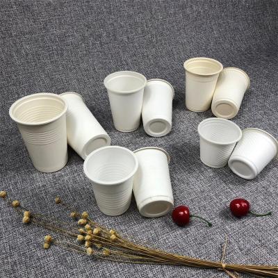 China AH4 Viable Wholesale Cheap Disposable Plastic 16oz Party Bulk Child Tea and Espresso Coffee Cup and Saucer Set for sale