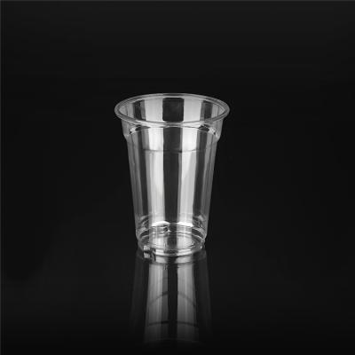 China Z31 270ml 9oz PLA Clear Cup Ice Disposable Biodegradable Eco-Friendly Stocked Disposable Coffee Cup With Lid Dish Restaurant To Go Coated Cup for sale