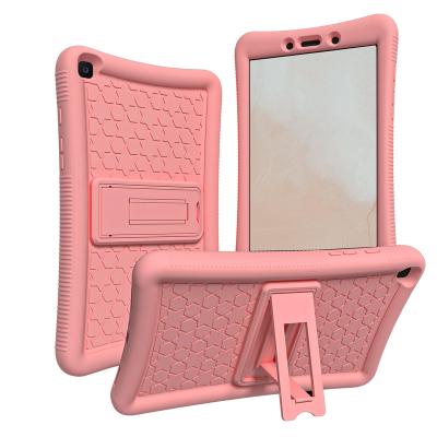 China Simplicity For Samsung Galaxy Tab A8.0 T290 Adjustable Stand Tablet T295 Silicone PC Silicone Anti-Drop Food Grade iPad Case for sale