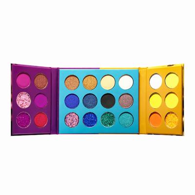 China Private label sales facebook shimmer matte eyeshadow palette waterproof hot moq bottom palette without logo for sale