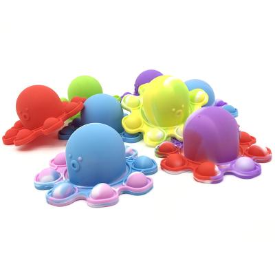 China Toying Mini Fidget Toy Simple Toy Relaxing Hand Held Hand Toys Silicone Octopus For Kids Adults Fidget Toys Set Children for sale