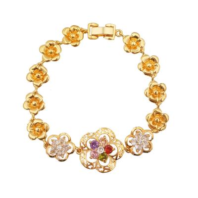 China CLASSIC European Fashion 18k gold plated bracelets for women jewellery bracelets for sale