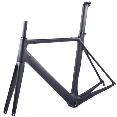 China Road Bikes OEM Factory High Quality Super Light V Brake Road Bike Frames T800 Carbon Bike Frame Road 700c for sale