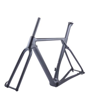 China High quality OEM carbon fiber road racing bicycle frameset OEM gravel frameset High Strengh T1000 China factory for sale