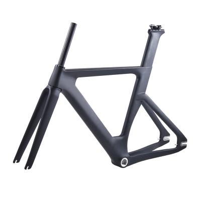 China High Strengh T1000 Carbob High Fiber Speed ​​Road Racing Bicycle Framesets OEM BSA Track Bike Fixed Frames for sale