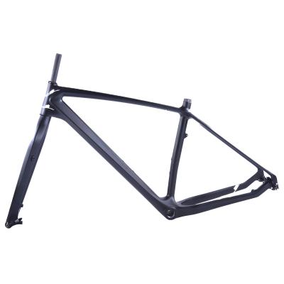 China High Strengh 26er T1000 Carbon Fiber Fat Bike Frame BSA 120MM Snow Bike Fat Bike Frames With Fork for sale