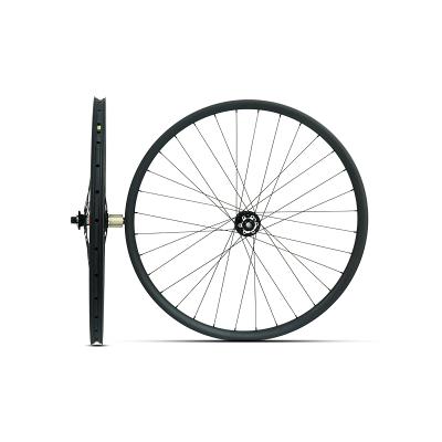 China Hookless 142mm Novatec hubs 6 spokes 29 spokes mtb wheelset 30mm width 32H holes carbon mountain bike mtb wheelset for sale