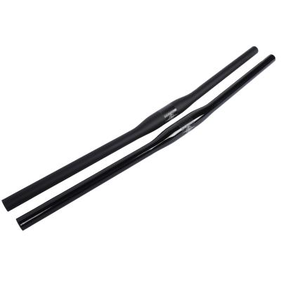 China Lightweight 620-720 Flat Carbon Fiber T1000 Mountain Bike Part Handlebar OEM for sale