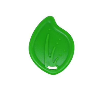 China Soft Toy The Most Popular Reusable Safe And Tooth Toy Leaf Shape Baby Teether for sale