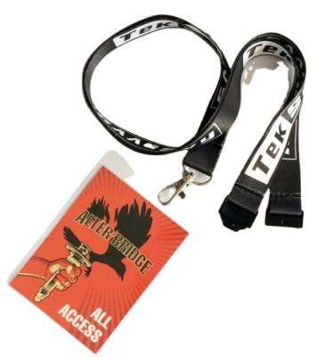 China Fashiontable custom printed sublimation neck lanyard dye sublimation neck strap with key chain ID card holder for sale