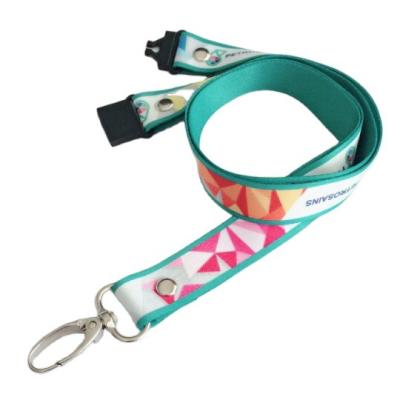 China Fashiontable factory original free sample custom design dye sublimation lanyard for sale