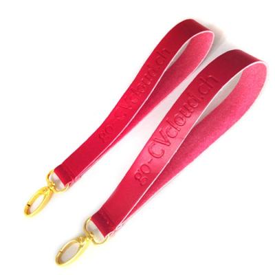 China High Quality Personalized Pink Lanyard Shorts With Logo Custom Leather Fashion Promotional Gift for sale