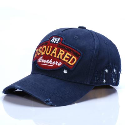 China JOINT Vintage Hat Baseball Embroidery Custom Logo 5 Panel Distressed Baseball Cap for sale