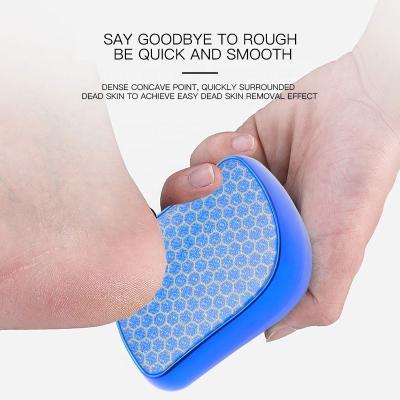 China Nano Colossal Foot Glass+ABS Foot Remover Pedicure Foot File Callus Remover Lava Stone Sand Foot File for sale