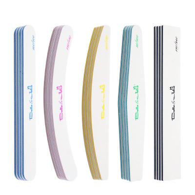 China Korea Professional White High Qaulity Professional White Quality Salon Use 5 Forms White Sanding Nail File for sale