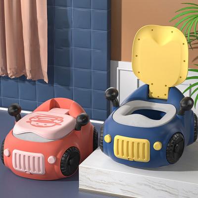 China Cartoon Car Early Years Potty Training System Cartoon Car Design Shake Top For Toddler Kids Children Baby Potty Training for sale