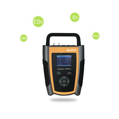 China Portable 6 In1 Biogas Gas Analyzer With Rechargeable Lithium Battery And High Resolution Color Display Gasboard-3200Plus for sale