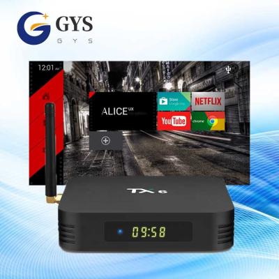 China WIFI Tanix TX6 Allwinner H6 4K Android TV Box Netflix Quad Core Android 9.0 4gb+32gb Android TV Box for sale