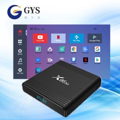 China Newest Arrive Amlogic S905X3 AIR Box X96 Smart TV WIFI Dual WIFI OTT Android TV Box Quad Core for sale