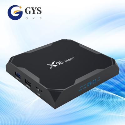 China Wifi Factory Price Set Top Box X96 MAX+ S905X3 Quad Core Android Smart IP TV Box for sale