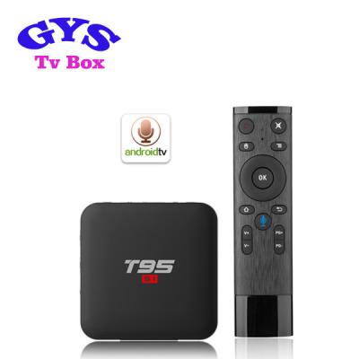 China Newest 4k Android TV Box Amlogic S905W Quad Core 2gb 16gb T95 S1with Support 4K Android TV Remote Control t95 S1 for sale