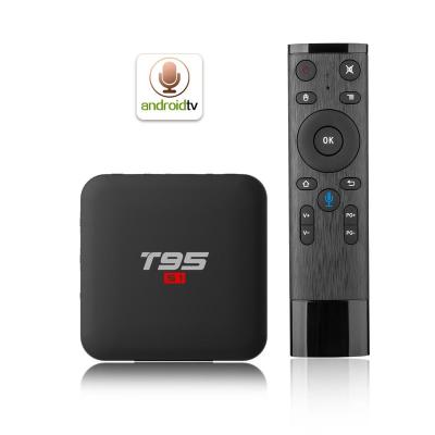 China Amlogic S905W Android TV Box T95 S1 4k Quad Core Android 7.1 TV Remote Control Box T95 S1 2gb 16gb Newest Support 4K Voice for sale