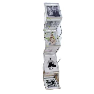 China portable fodable display stand magazine display rack catalog holder brochure holder for sale