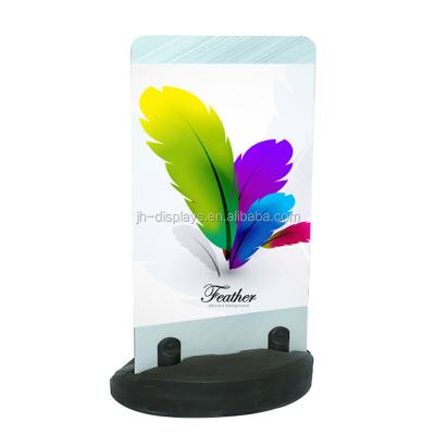 China Advertising Display Banners Double Sided Insert Advertising Board With Water-spinable for sale