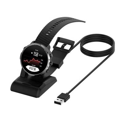 China Magnetic Smart Watch USB Holder Charger for Suunto 7 Smart Watch Suunto 7 GPS Fast Charging 1m Cable Dock Data Transfer for sale