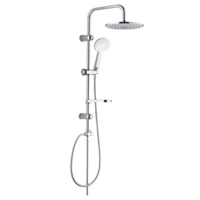 China With TM-1002 diverter bathroom shower accessory set plastic chrome rain shower column set for sale