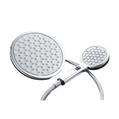 China Without diverter ABS plastic rain shower head chrome top bathroom showers rain showerhead cheap shower head for sale