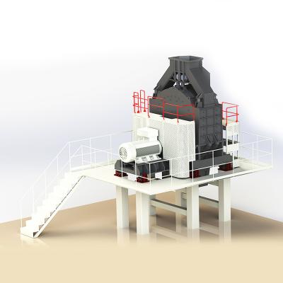 China Máquina de triturador de impacto eficiente e potente para materiais de construção à venda